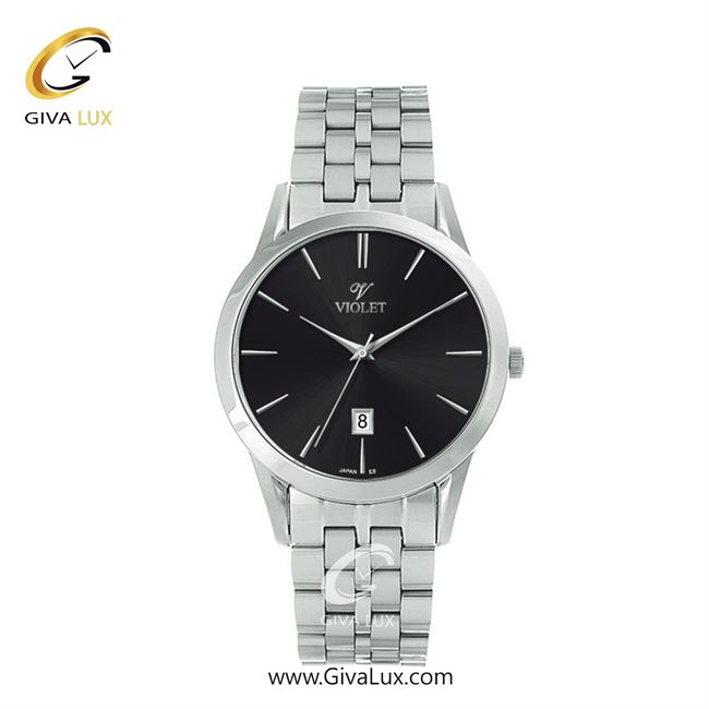 ساعت مچی اورجینال زنانه ویولت VIOLET نقره ای | نقره ای| مشکی| کد رفرنس 0640